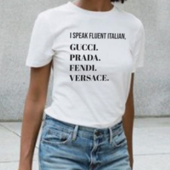 I Speak Fluent Italian T-Shirt - Picture 3 of 4